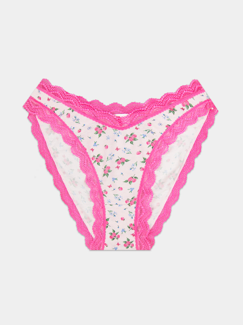 Dipped Tanga Brief - Summer Raspberry Charming Garment Enterprises Co