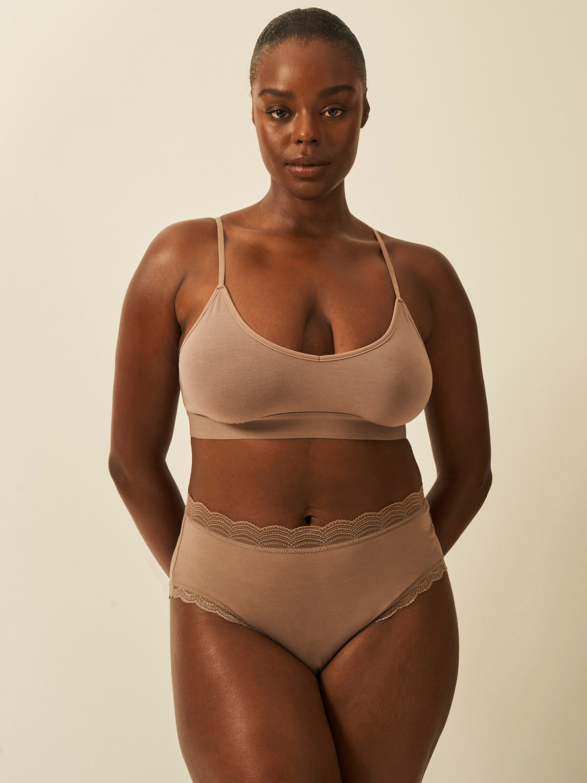 High Rise Brief - Taupe Charming Garment Enterprises Co