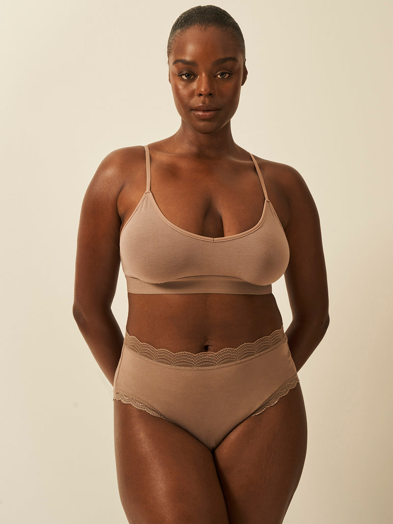 High Rise Brief Four Pack - Taupe Charming Garment Enterprises Co