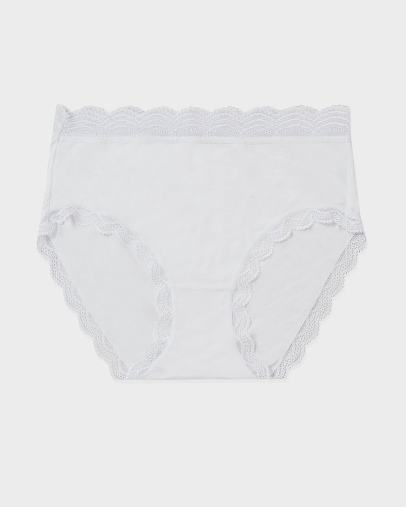 High Rise Brief - White