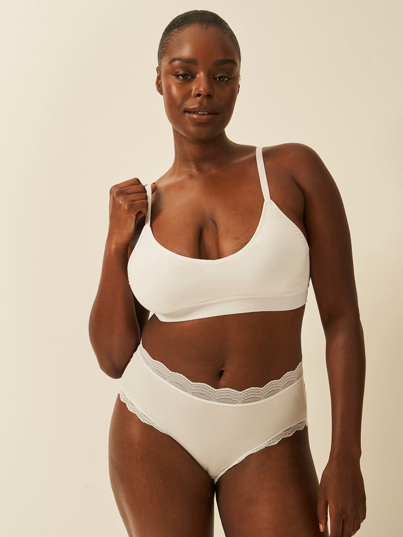 High Rise Brief - White Charming Garment Enterprises Co