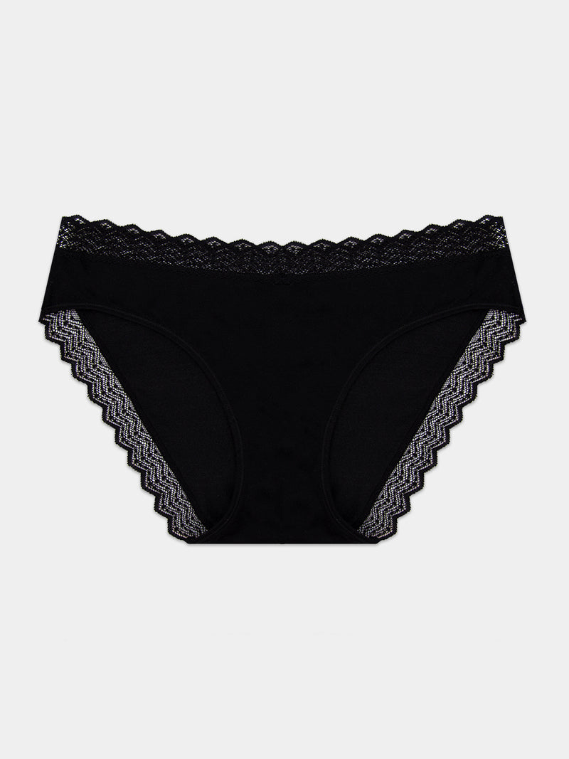 ZigZag Lace Original Brief - Black Hop Lun Limited