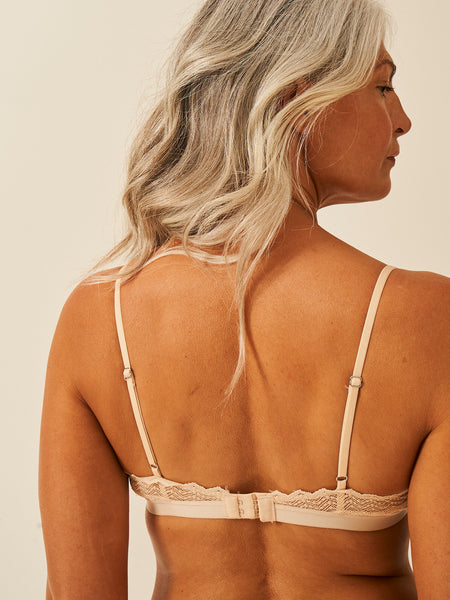 ZigZag Lace Triangle Bra - Sand Hop Lun Limited