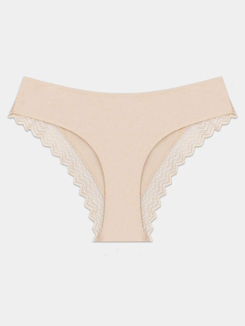 ZigZag Lace Brazilian Brief - Sand Hop Lun Limited
