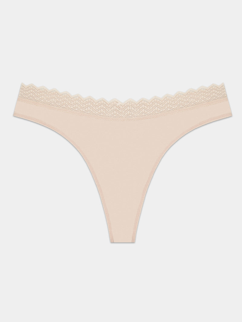 ZigZag Lace Thong - Sand Hop Lun Limited