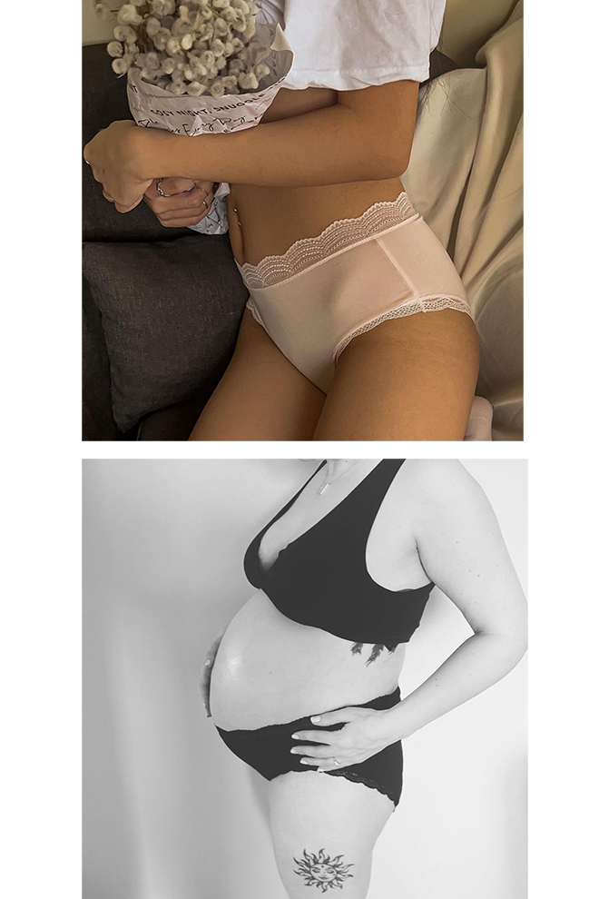 models wearing underwear