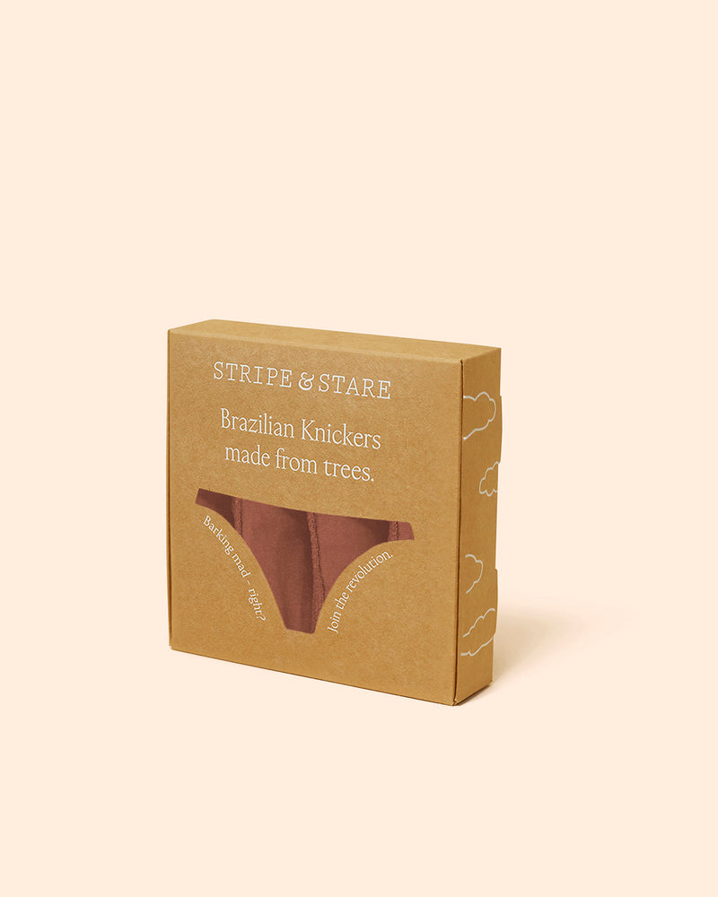 Brazilian Brief Four Pack - Mocha Charming Garment Enterprises Co