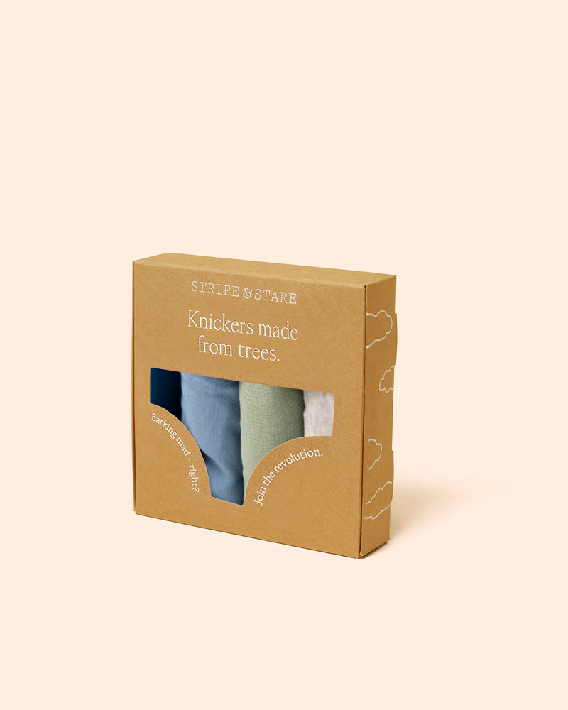The Original Brief Four Pack - Khaki Charming Garment Enterprises Co