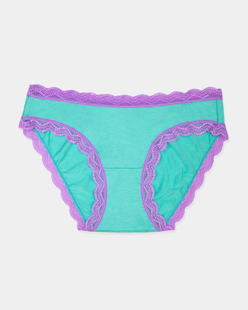 The Original Brief - Neon Mint and Purple Charming Garment Enterprises Co