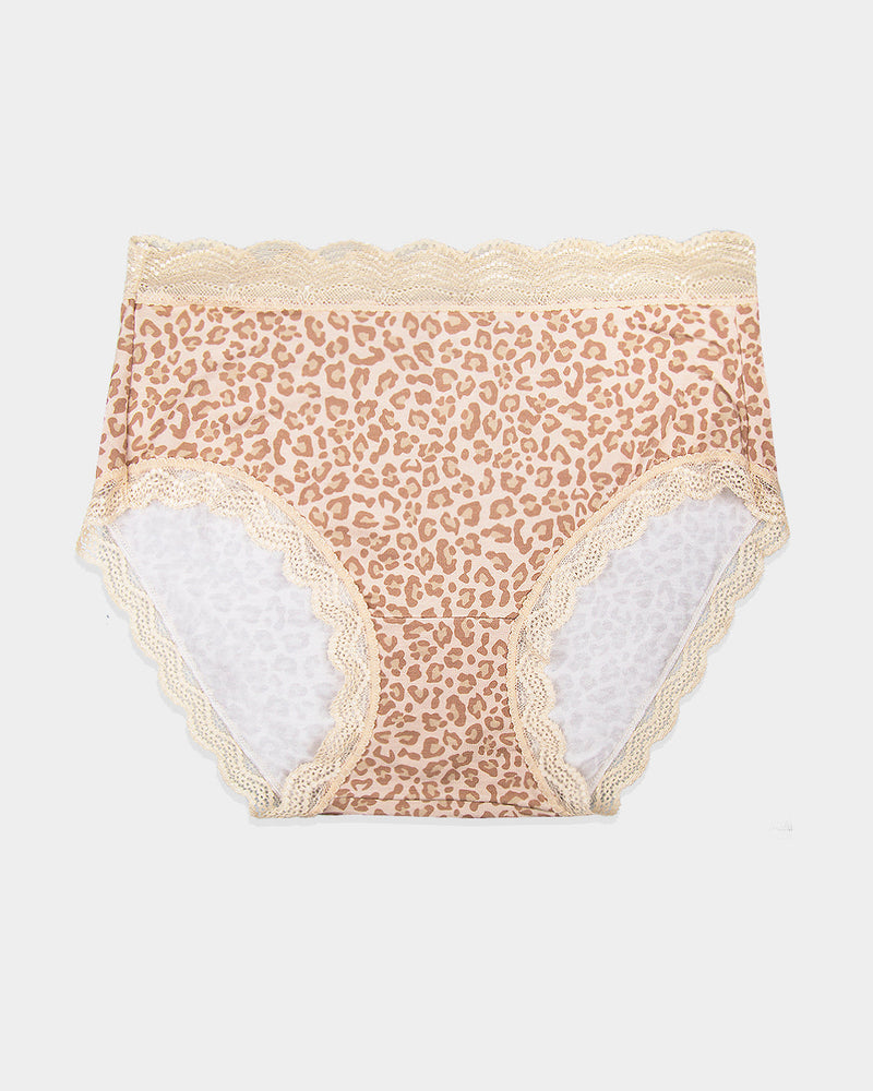 High Rise Brief - Neutral Leopard Sand Charming Garment Enterprises Co