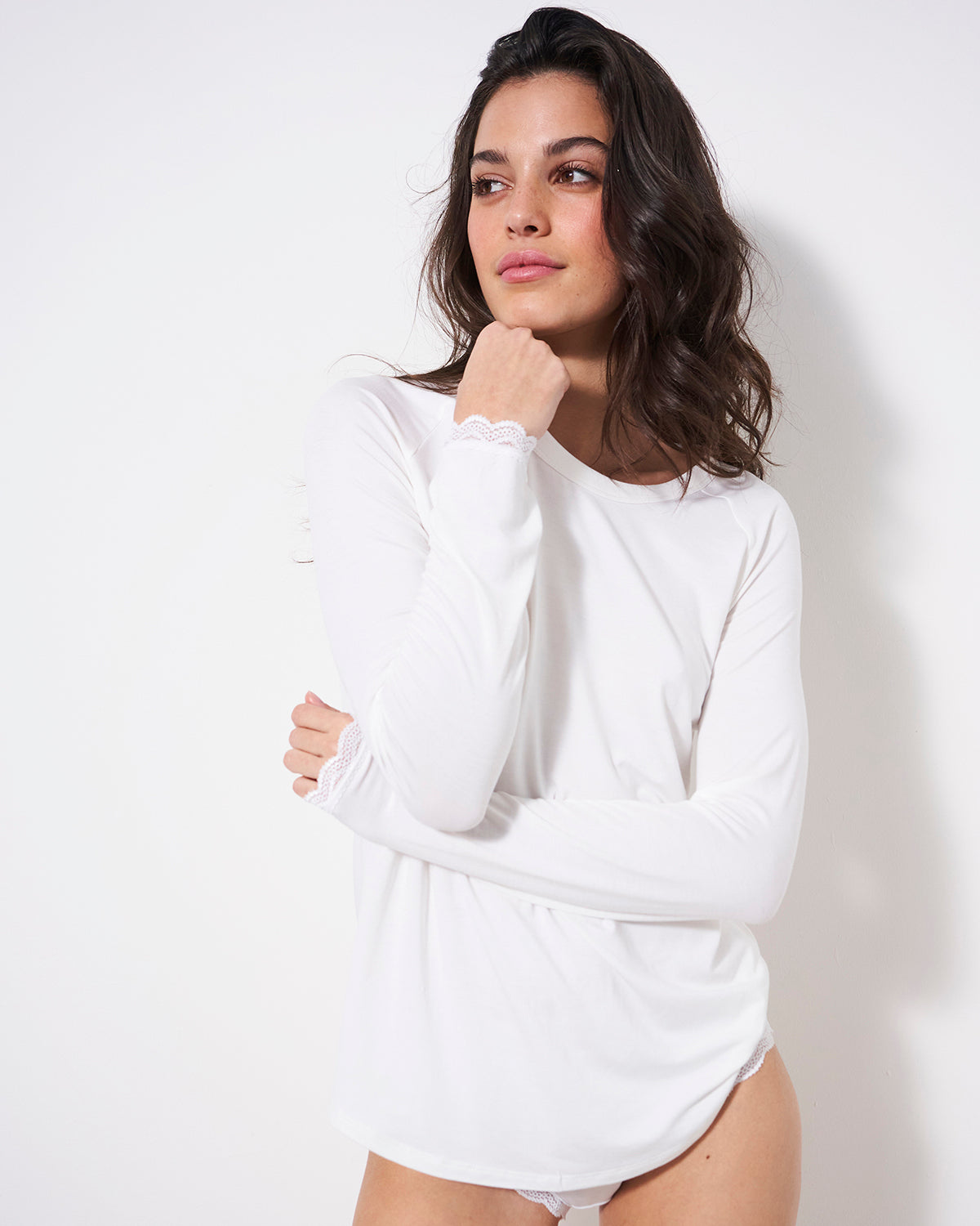 Slouch Top - White