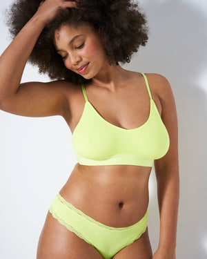 T-shirt Bra - Neon Yellow