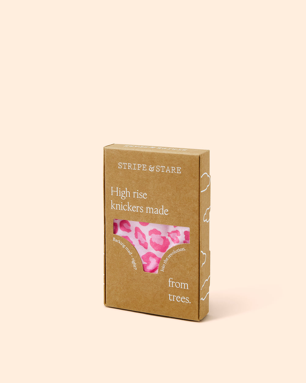 High Rise Brief - Vibrant Pink Leopard  TENCEL™ Underwear – Stripe & Stare  USA