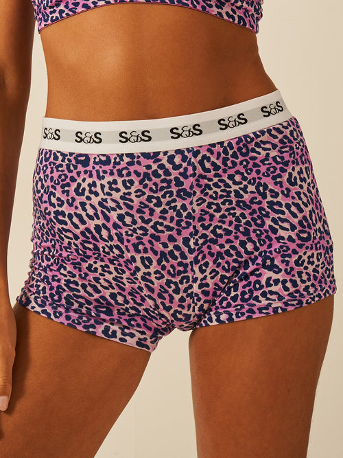 Women's Boxer - Iridescent Leopard Charming Garment Enterprises Co