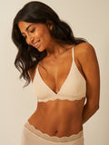 Triangle Lace Bra - Sand