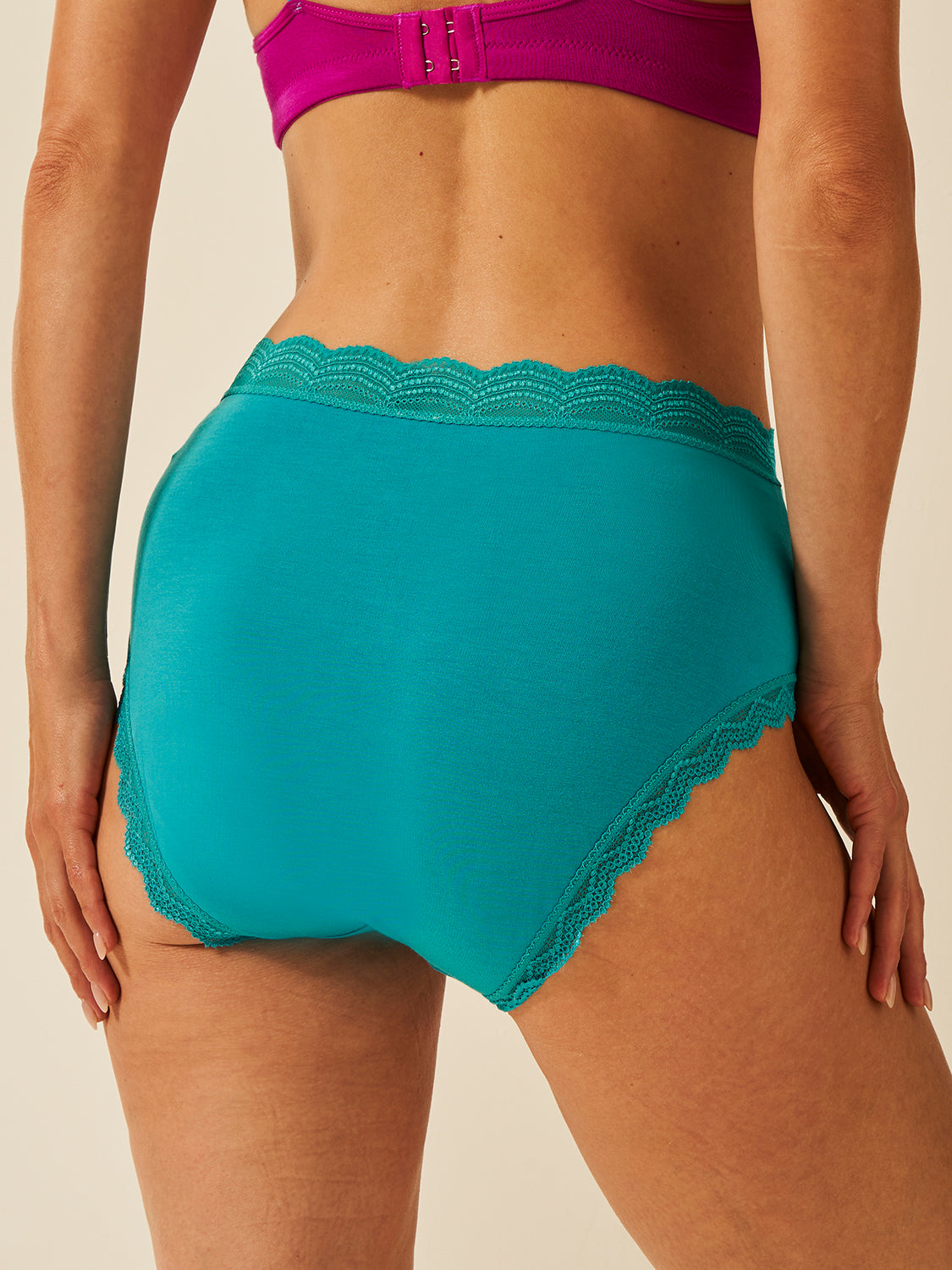 High Rise Brief Four Pack - Peacock Charming Garment Enterprises Co