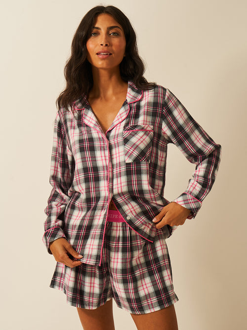 Soft Brushed Woven Pajama Shorts - No Grey Days Fast Track Sourcing FZC LLC