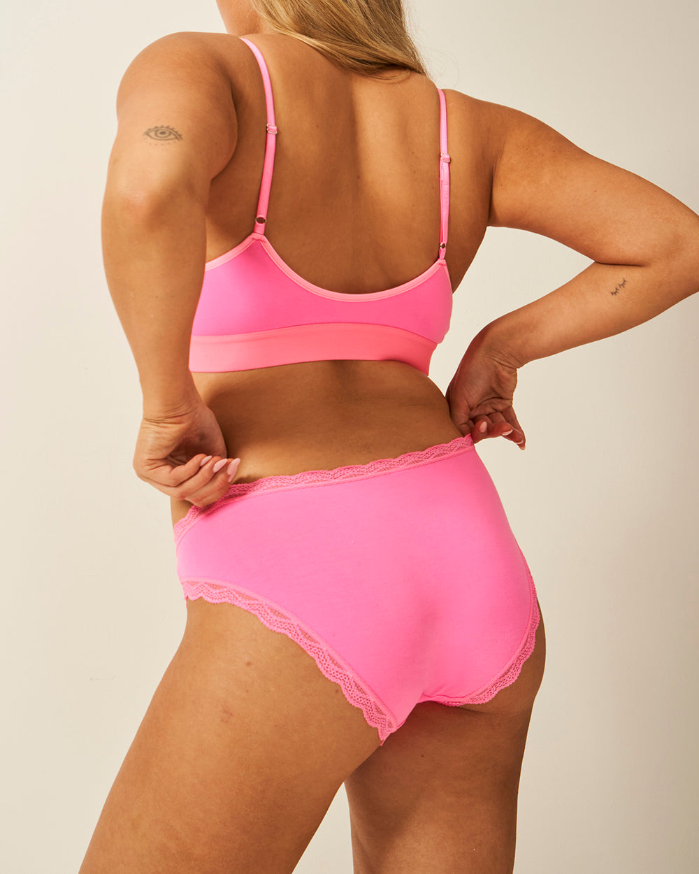 The Original Brief - Hot Pink Stripe & Stare