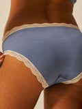 The Original Brief  - Denim Blue & Buttercream
