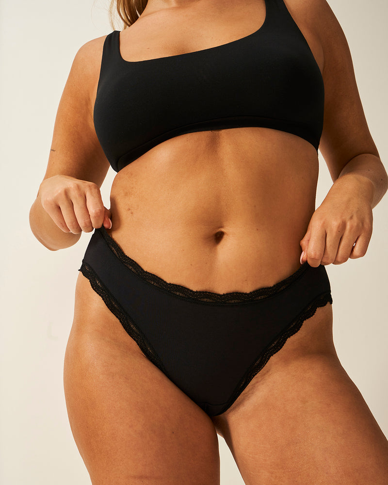 Brazilian Brief Four Pack - Black