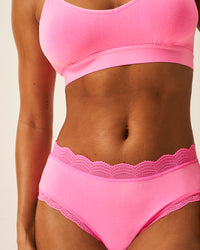 High Rise Brief - Hot Pink