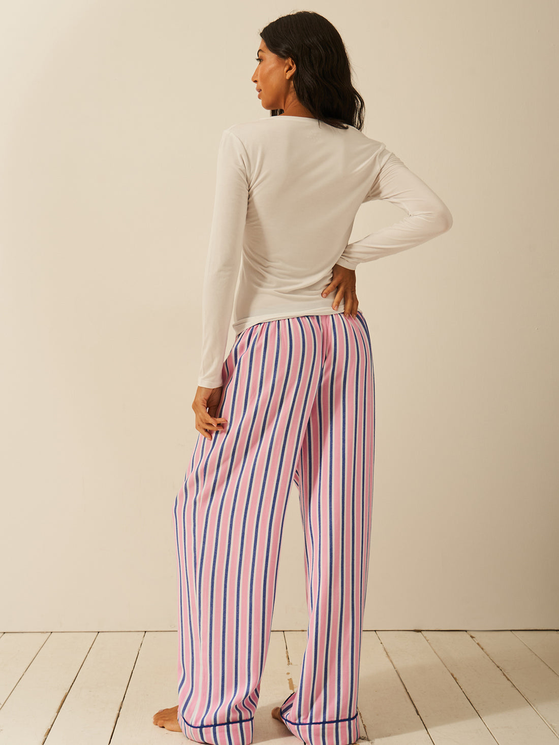 Soft Brushed Woven Pajama Bottoms - Lazy Sunday