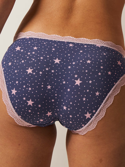 The Original Brief - Indigo and Pirouette Stars Stripe & Stare
