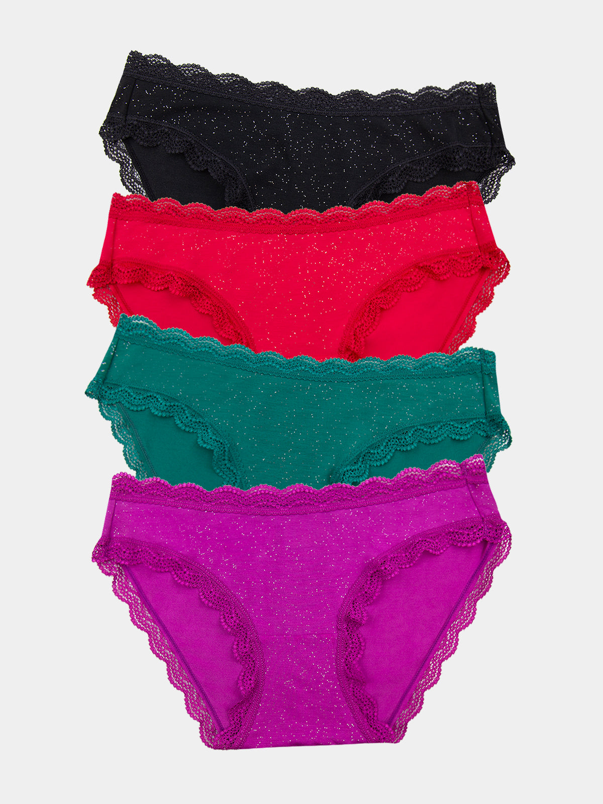 The Original Brief Four Pack - All That Glitters Wholegood Inter-United Ltd