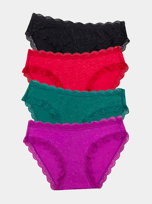 The Original Brief Four Pack - All That Glitters