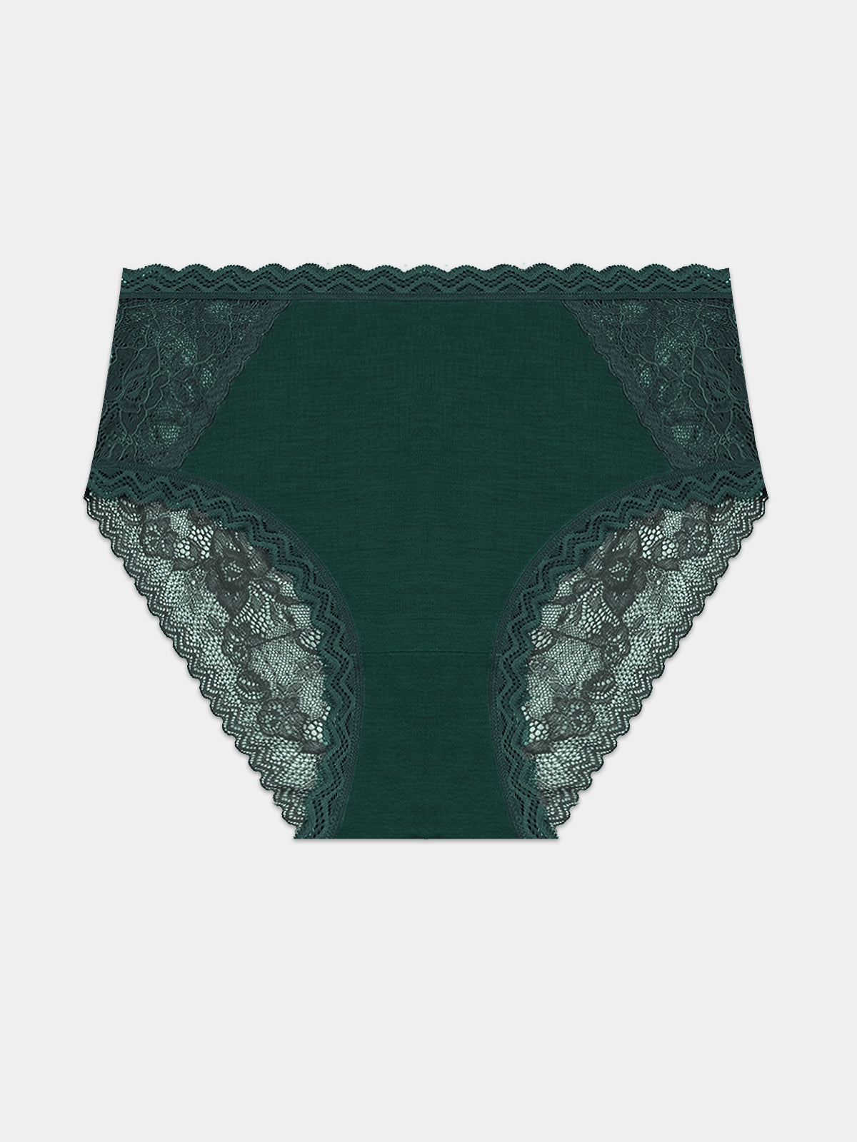 Eco Lace High Rise Brief - Alpine Green Hop Lun Limited
