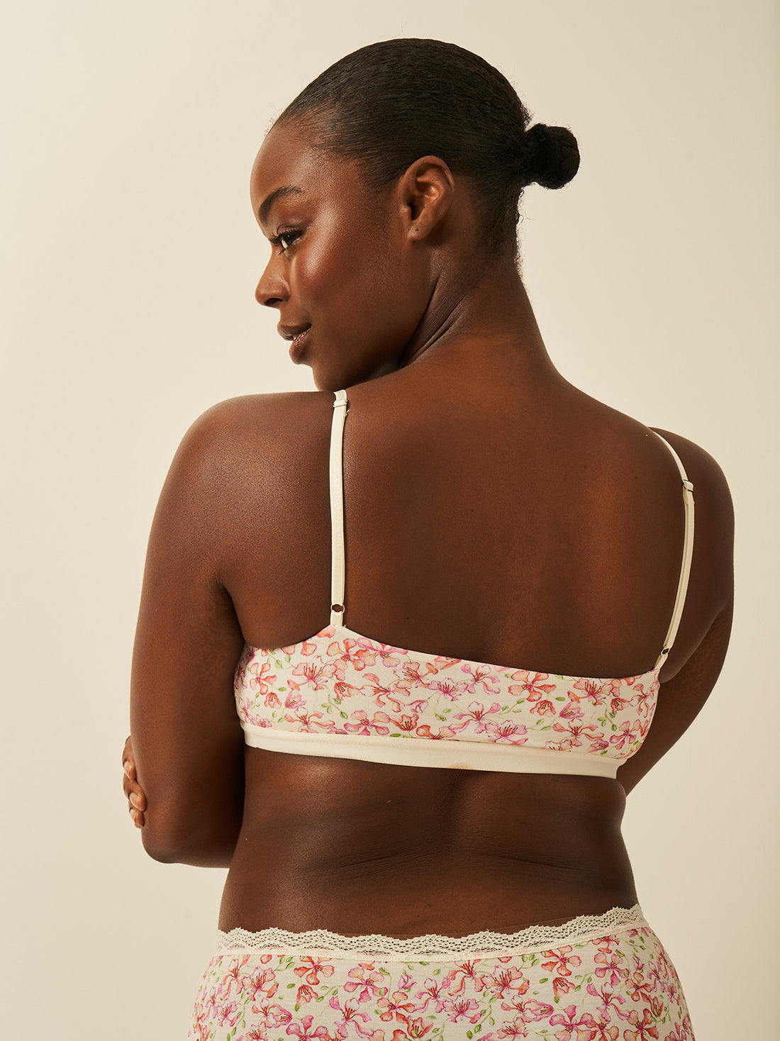 Lace Square Bra - Antique Floral