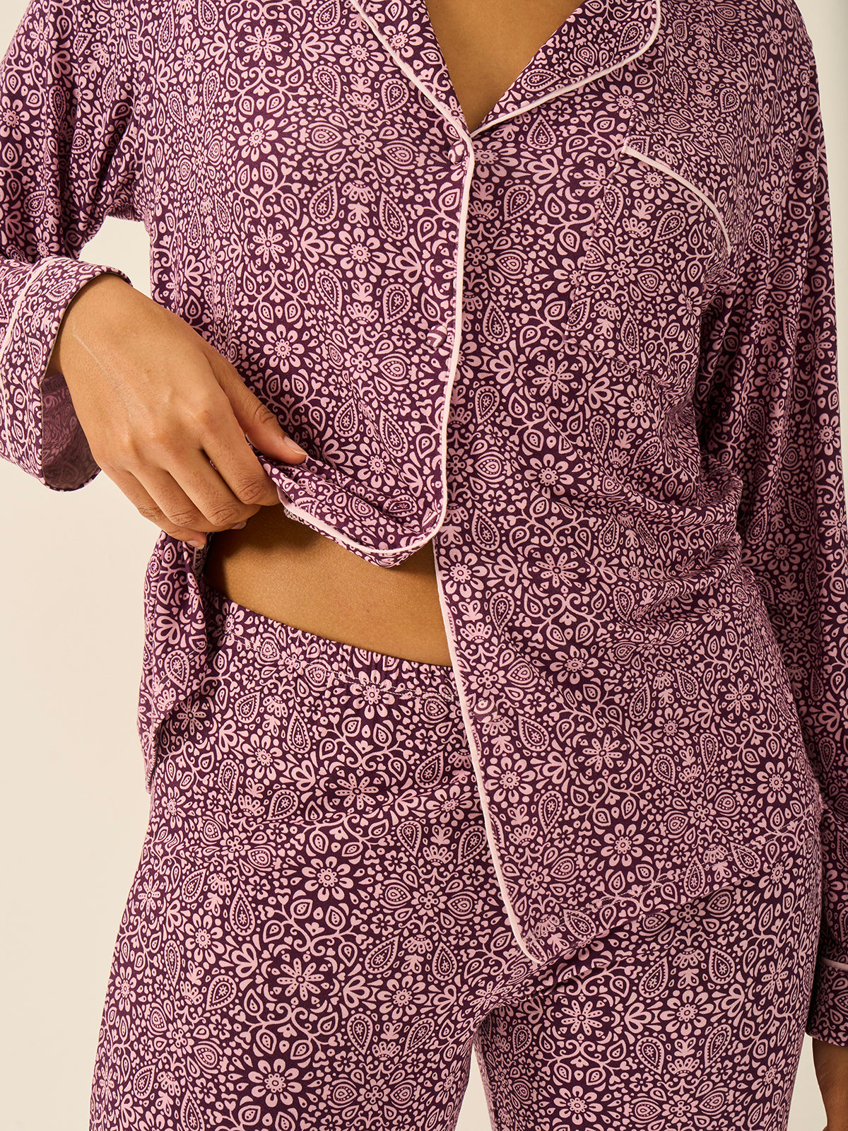 Long Pajama Set - Arts Floral