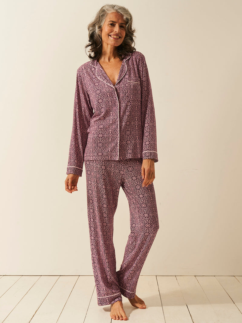 Long Pajama Set - Arts Floral