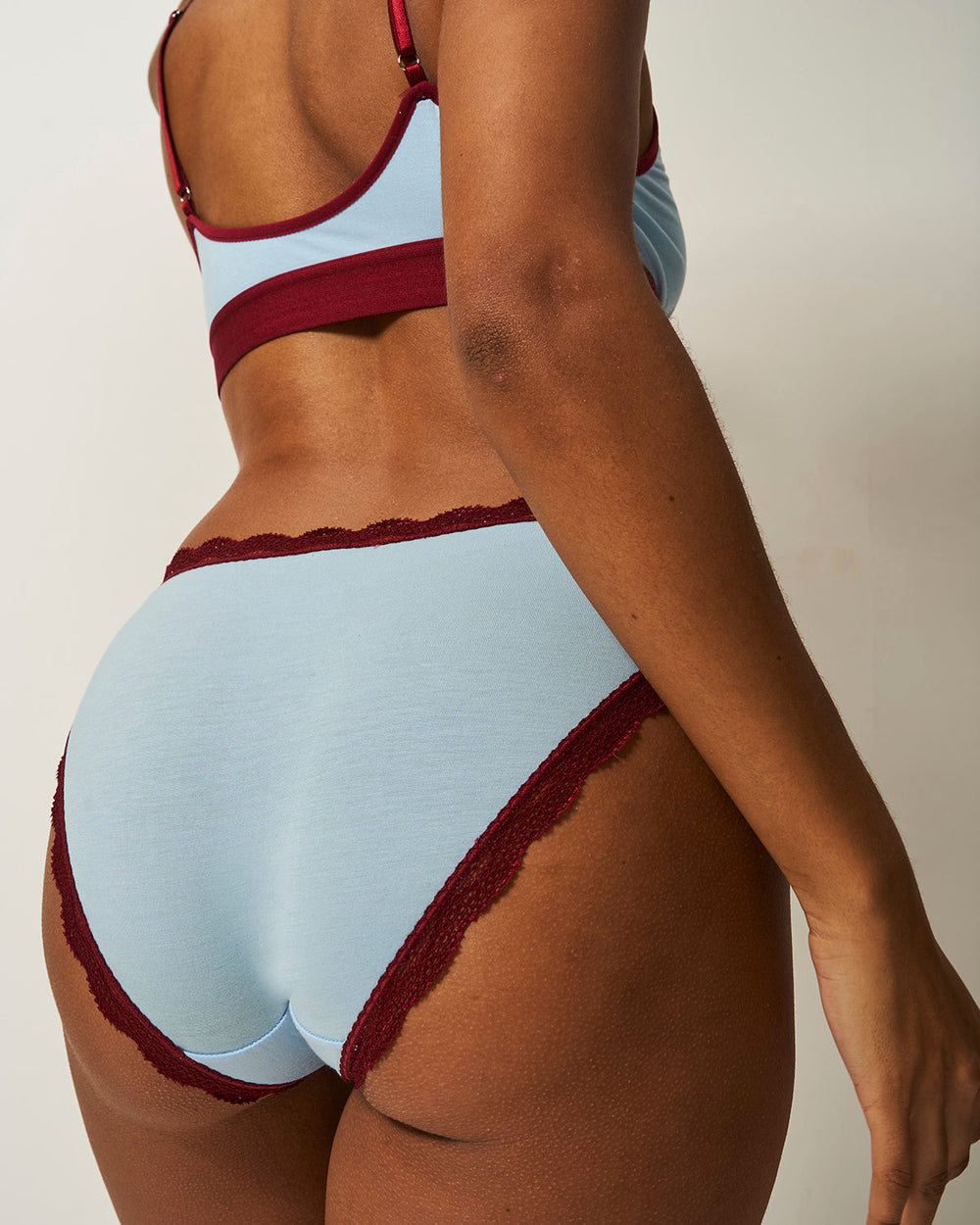 The Original Brief - Aruba Blue and Rouge Stripe & Stare