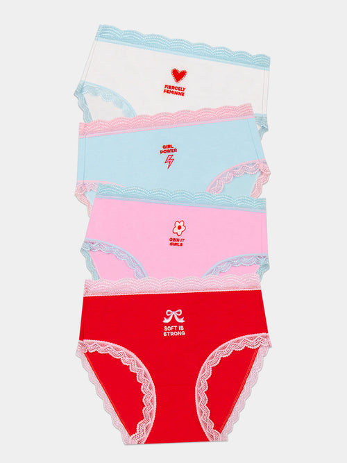 Buy Women Built X S&S High Rise Brief Four Pack - Soft is Strong Charming Garment Enterprises Co