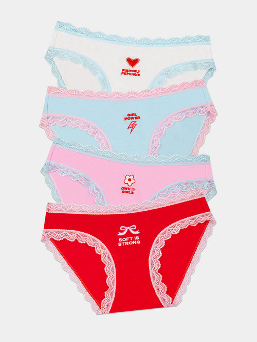 Buy Women Built X S&S Original Brief Four Pack - Soft is Strong Charming Garment Enterprises Co