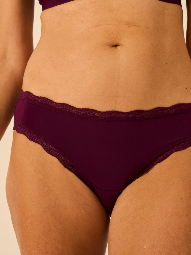 Brazilian Brief - Black Cherry