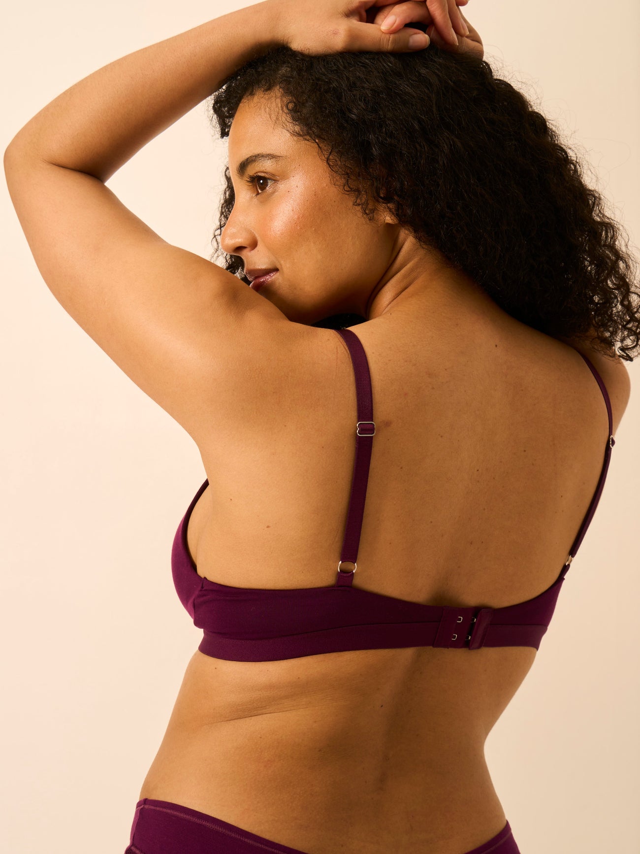 Smooth Sculpt Padded Bra - Black Cherry