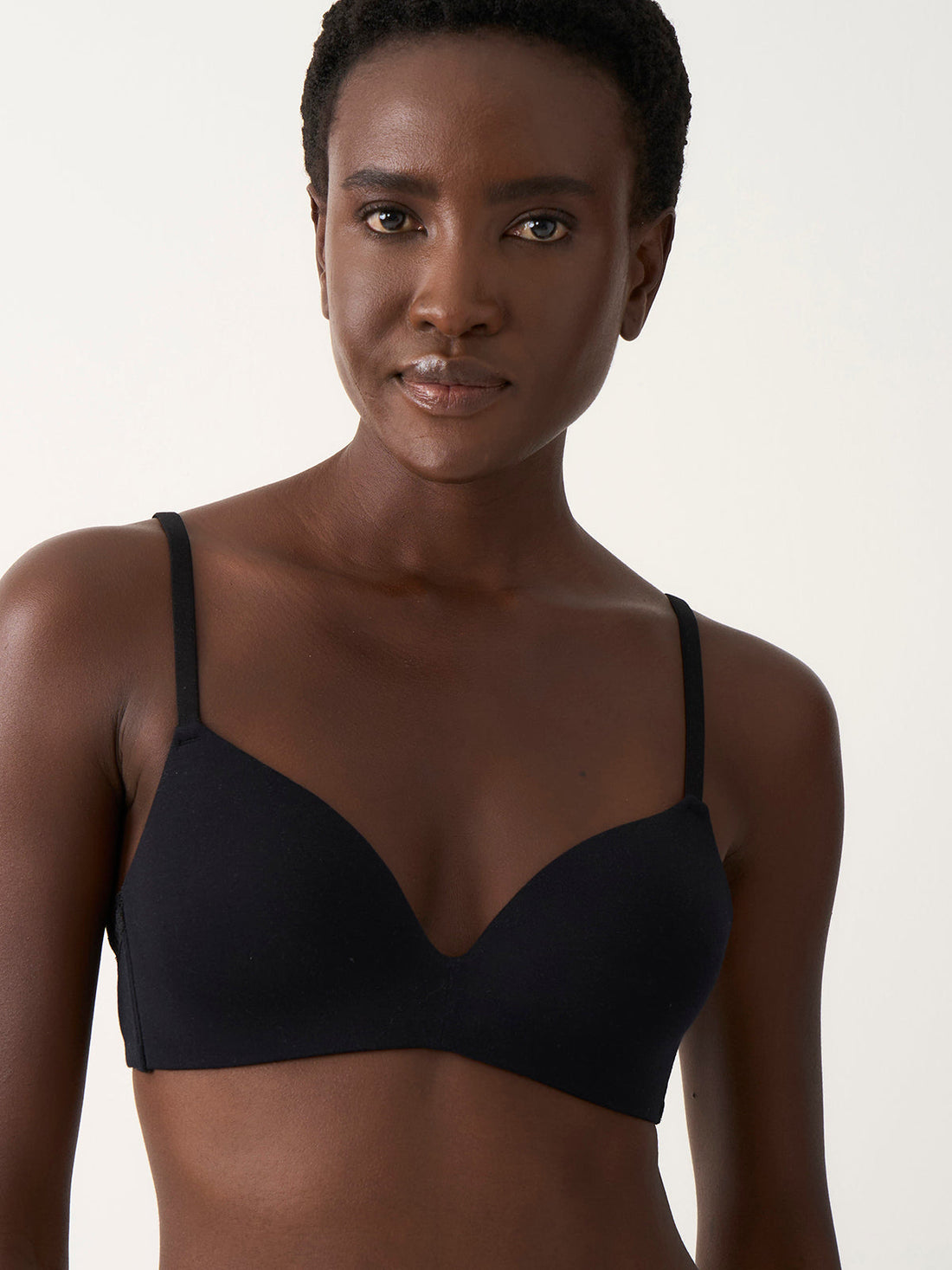 Smooth Demi Bra - Black