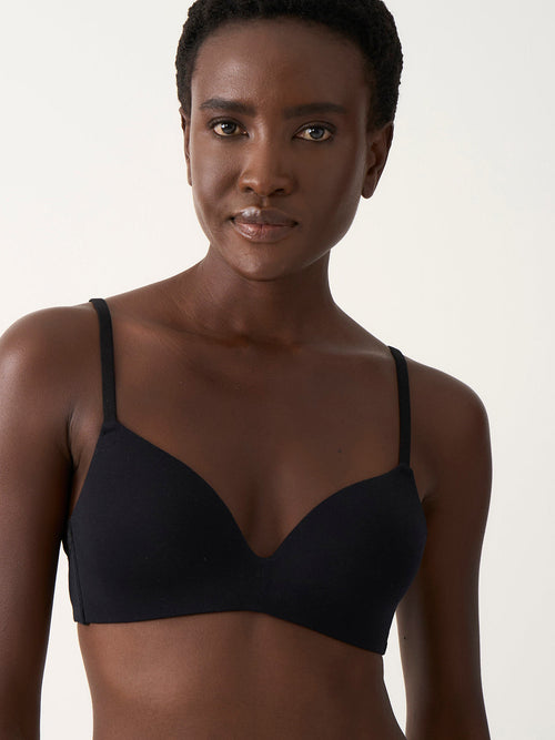 Smooth Demi Bra - Black