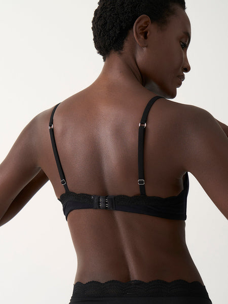 Smooth Demi Bra - Black