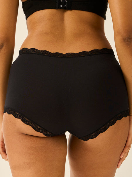 Hipster Brief Four Pack - Black