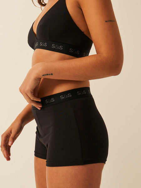 Women's Boxer - The Logo Edit Black