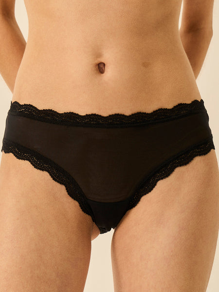 Mesh Brazilian Brief - Black