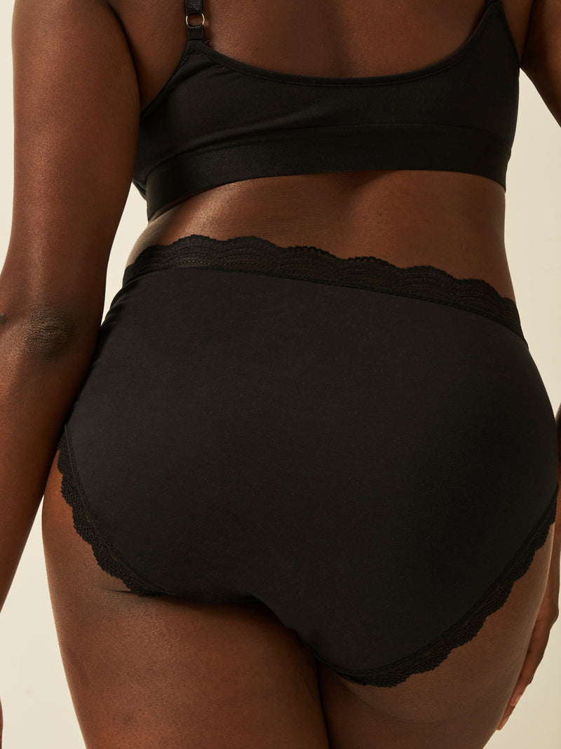 High Rise Brief Four Pack - Black Charming Garment Enterprises Co