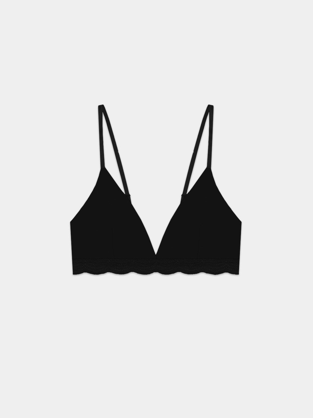 Triangle Lace Bra - Black Wholegood Inter-United Ltd