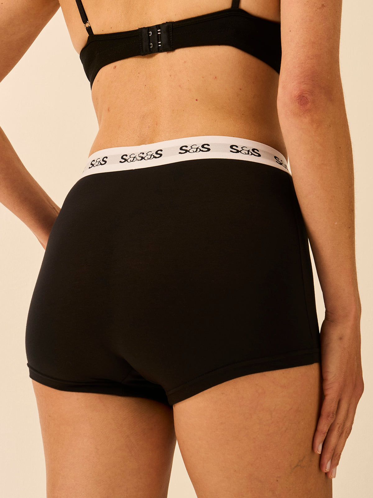 Women's Boxer Four Pack - Black