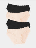 The Original Brief Four Pack - Black and Sand