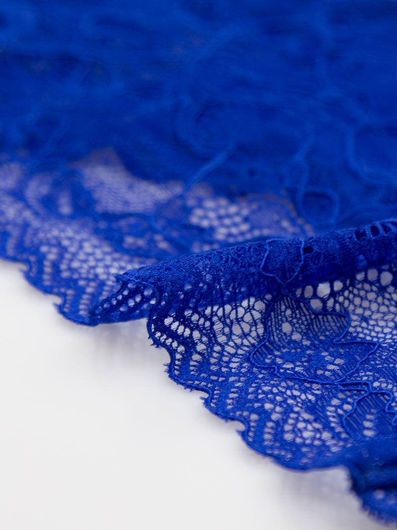 Eco Lace High Rise Brief - Azure Blue