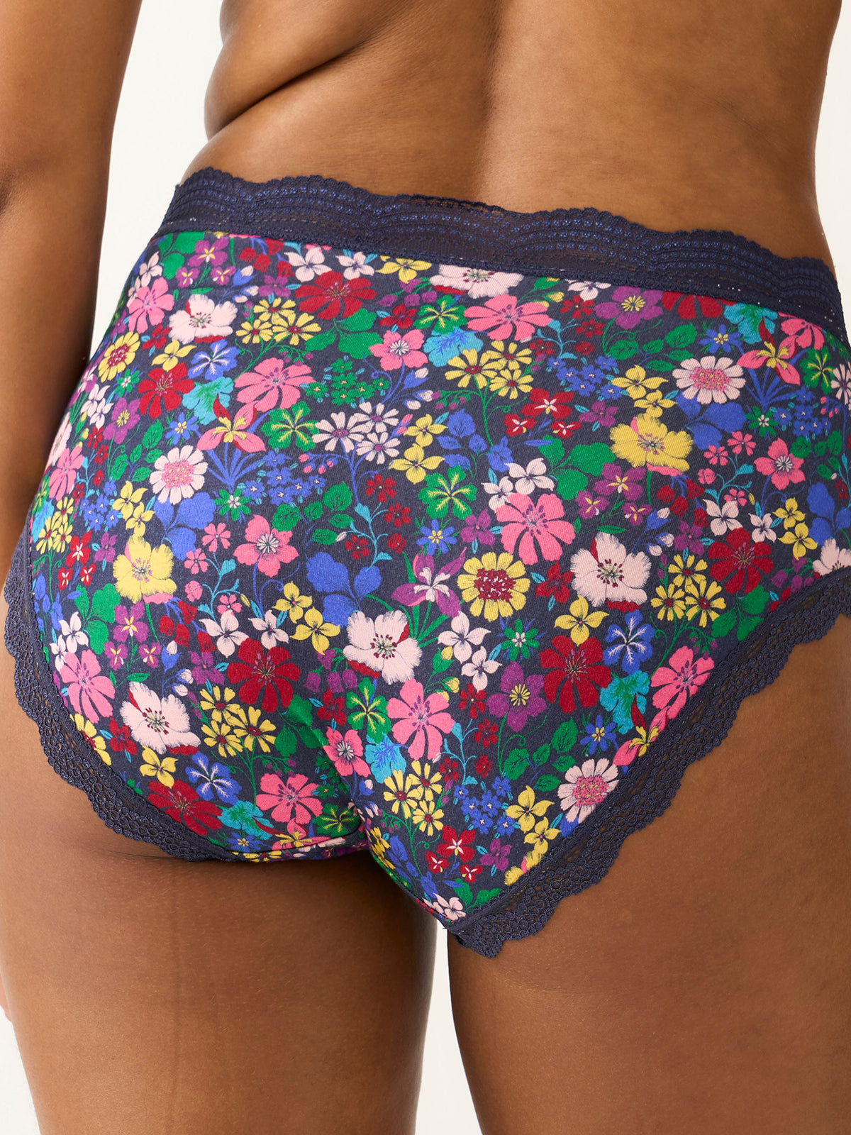 High Rise Brief Four Pack - Boden x S&S Floral